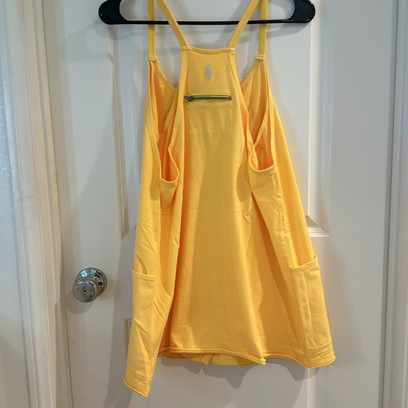 NWT Free People Movement Women's Hot Shot Mini Dress Fresh mango - Picture 4 of 5